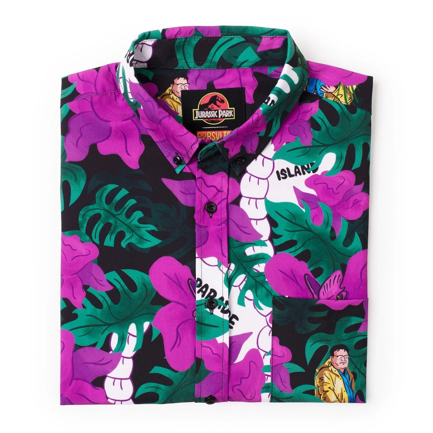 Jurassic Park "Nobody Cares" – KUNUFLEX Short Sleeve Shirt - Image 10