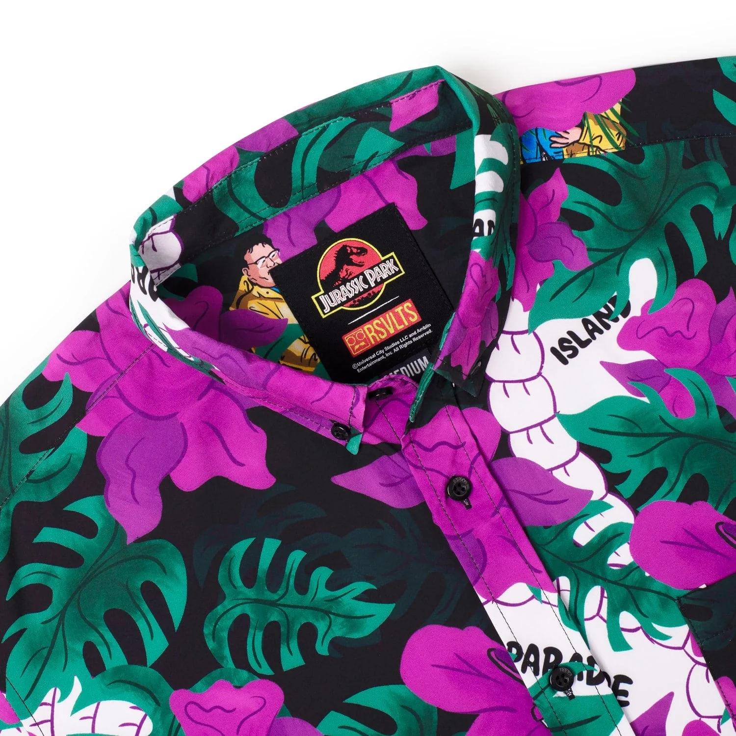 Jurassic Park "Nobody Cares" – KUNUFLEX Short Sleeve Shirt - Image 5