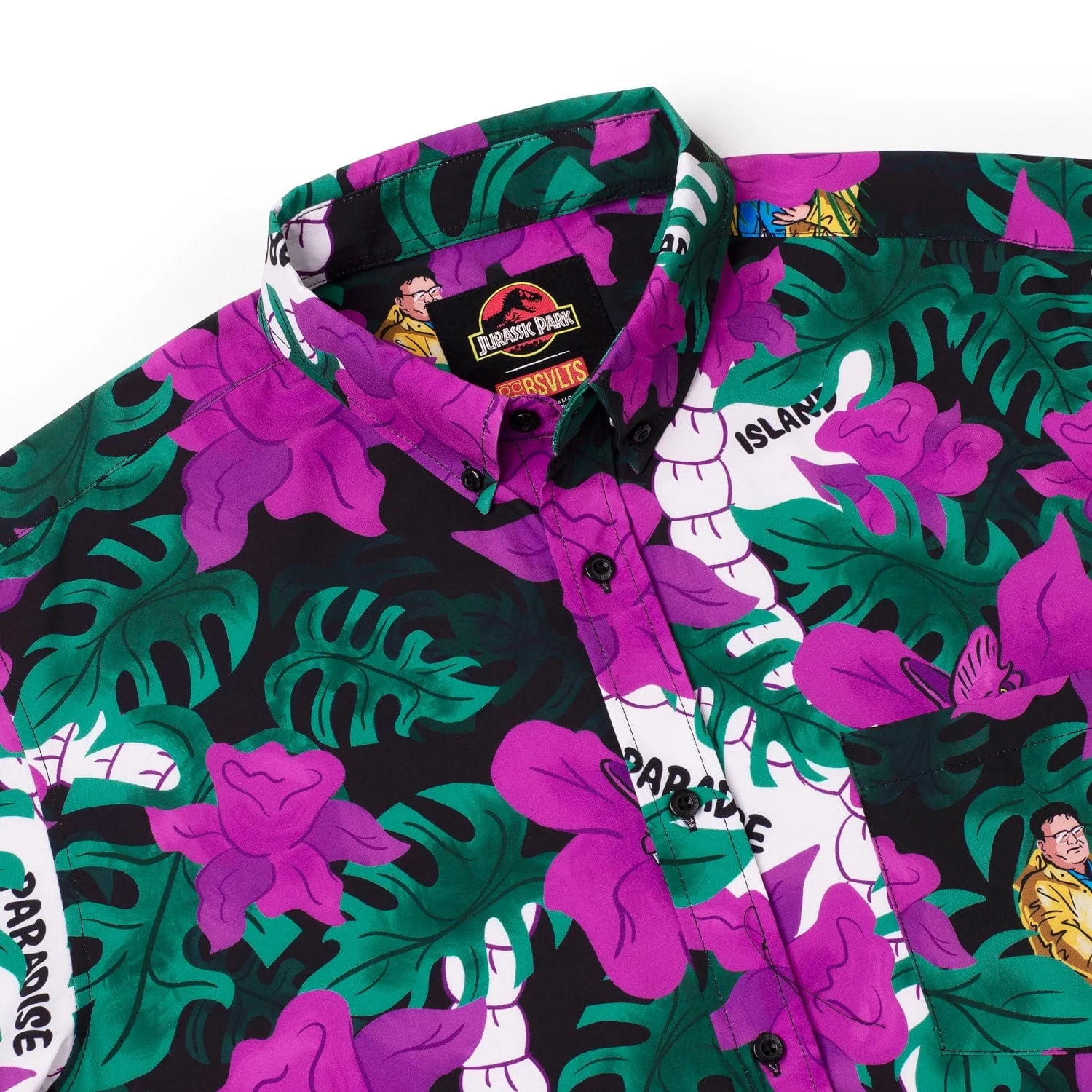 Jurassic Park "Nobody Cares" – KUNUFLEX Short Sleeve Shirt - Image 9