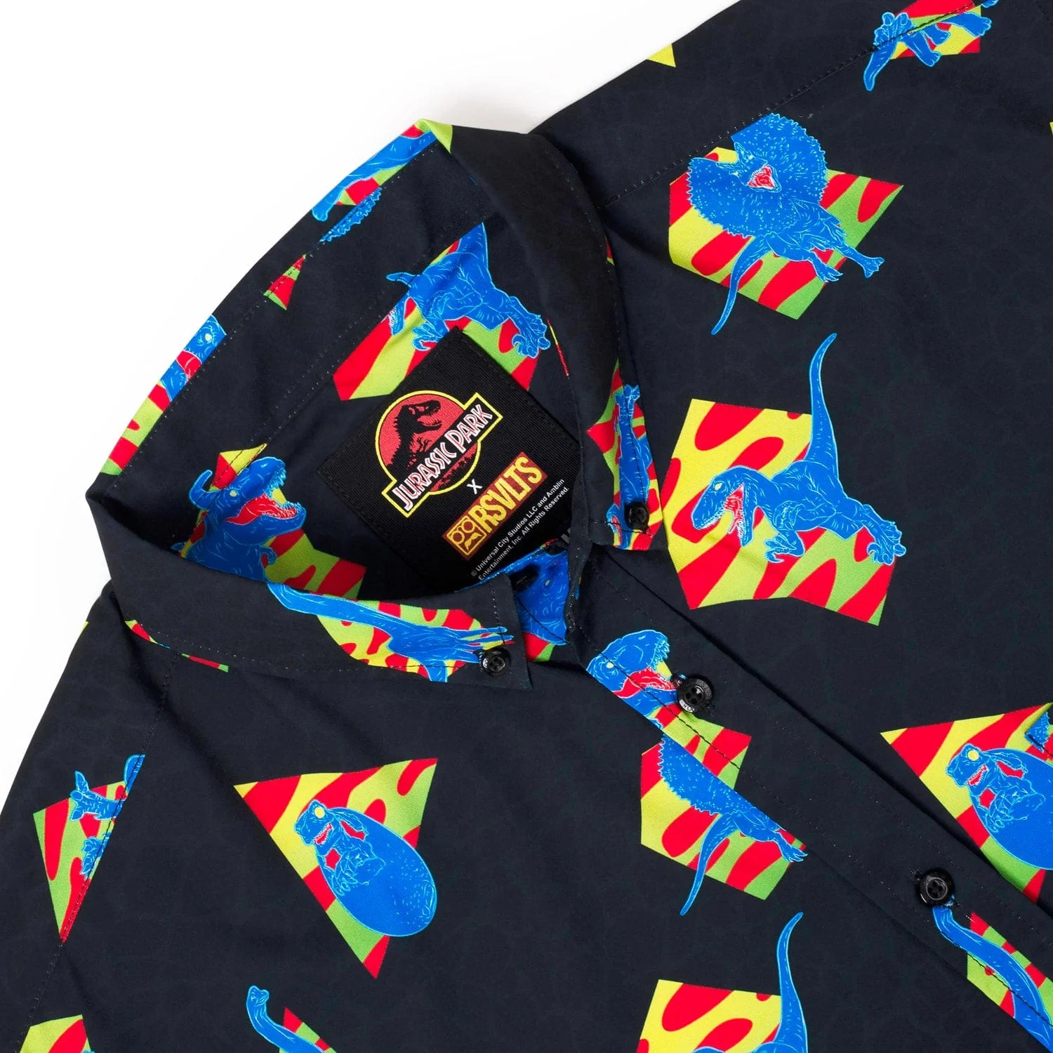 Jurassic Park "Retro 65 Million BC" – KUNUFLEX Short Sleeve Shirt - Image 3