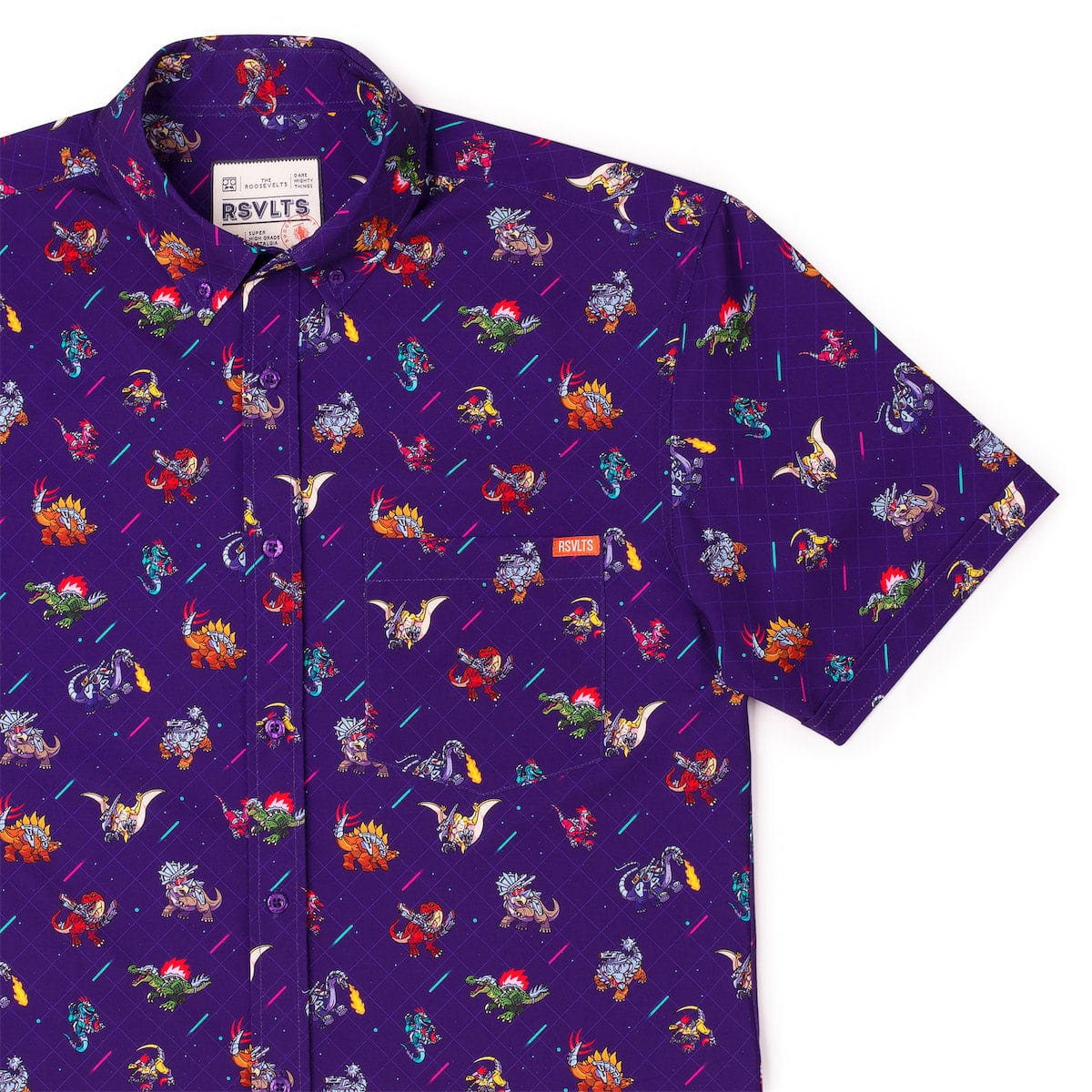 Lazer Dinos – KUNUFLEX Short Sleeve Shirt - Image 2