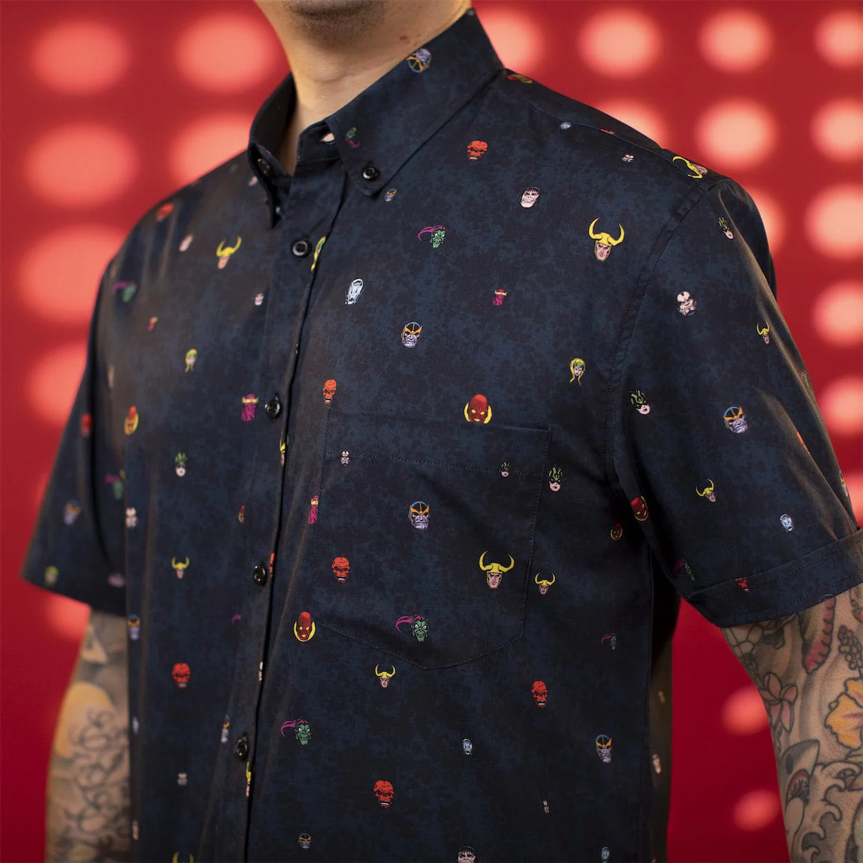 Marvel “A Little Villainous” – KUNUFLEX Short Sleeve Shirt - Image 4
