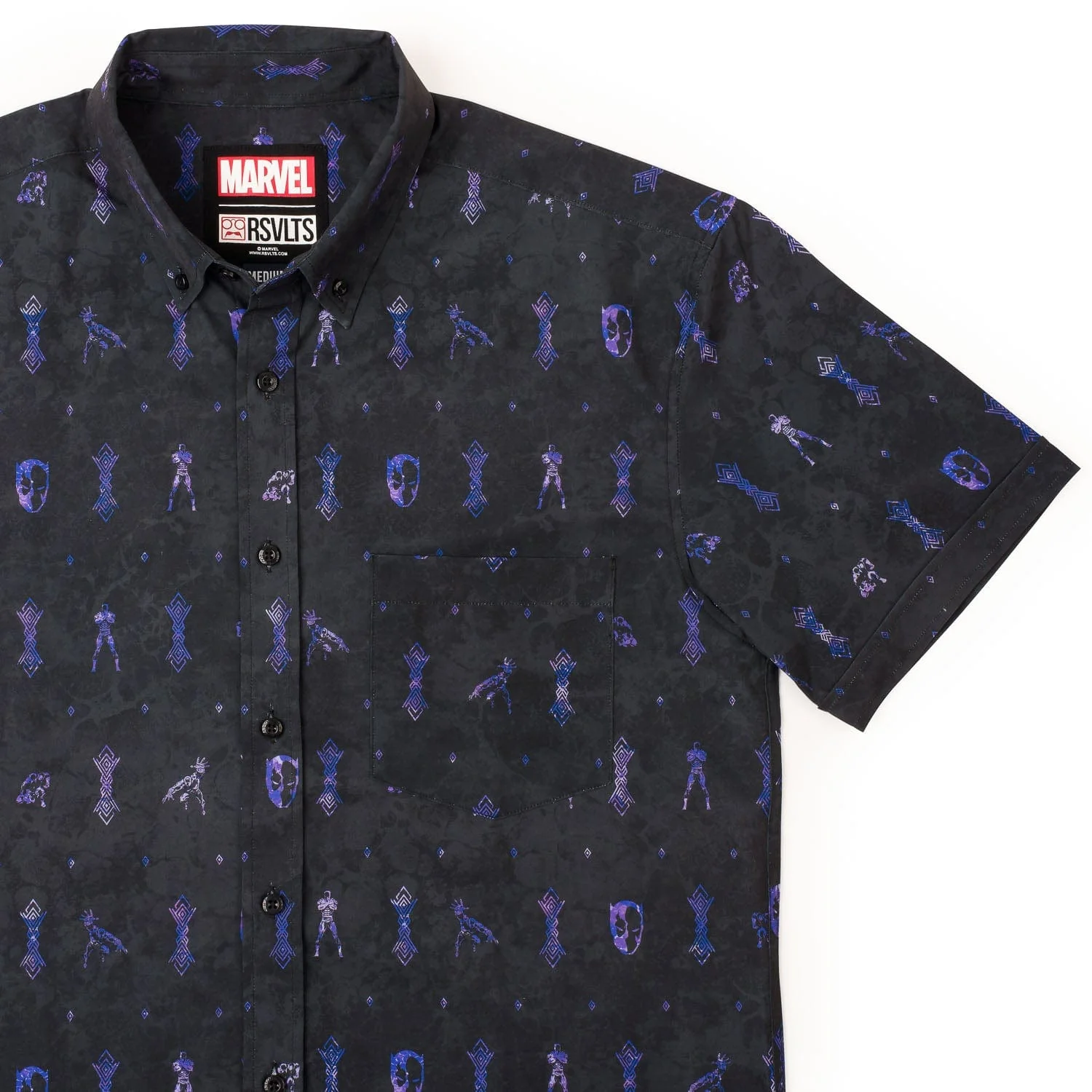 Black Panther "Vibranium Chief" – KUNUFLEX Short Sleeve Shirt