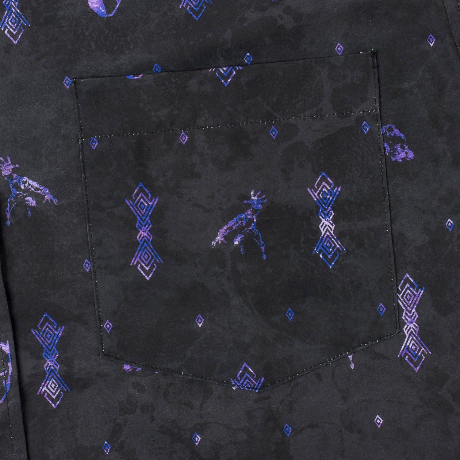 Black Panther "Vibranium Chief" – KUNUFLEX Short Sleeve Shirt - Image 7