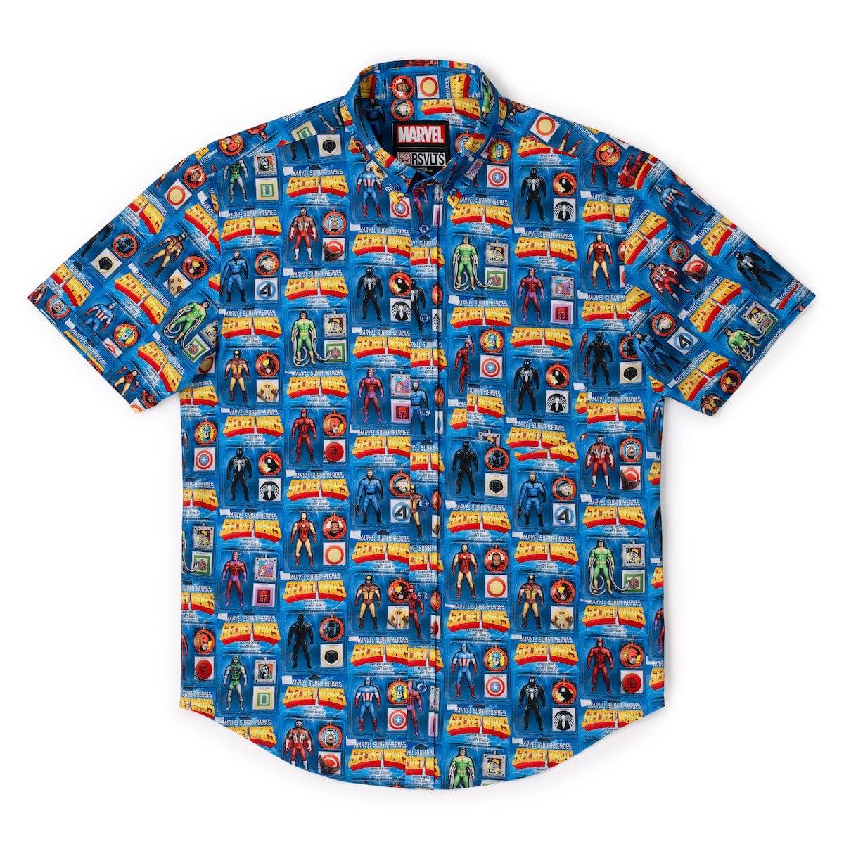 Marvel Secret Wars "Secret Shields" – KUNUFLEX Short Sleeve Shirt - Image 4