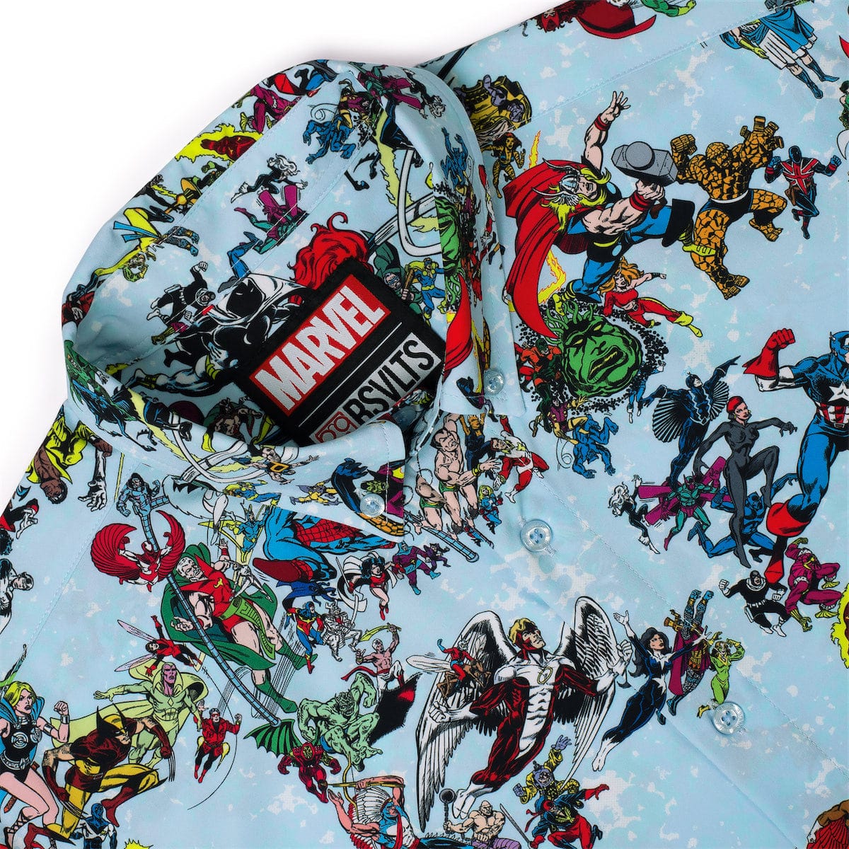 Marvel 85th Anniversary "There Goes My Hero" – KUNUFLEX Short Sleeve Shirt - Image 7