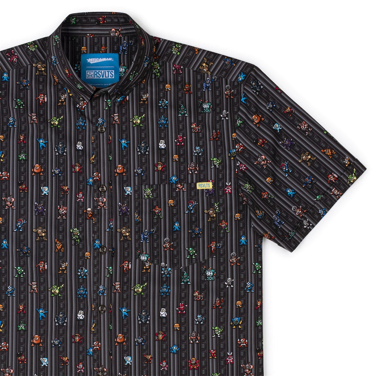 Mega Man "Mega Pixels" – KUNUFLEX Short Sleeve Shirt