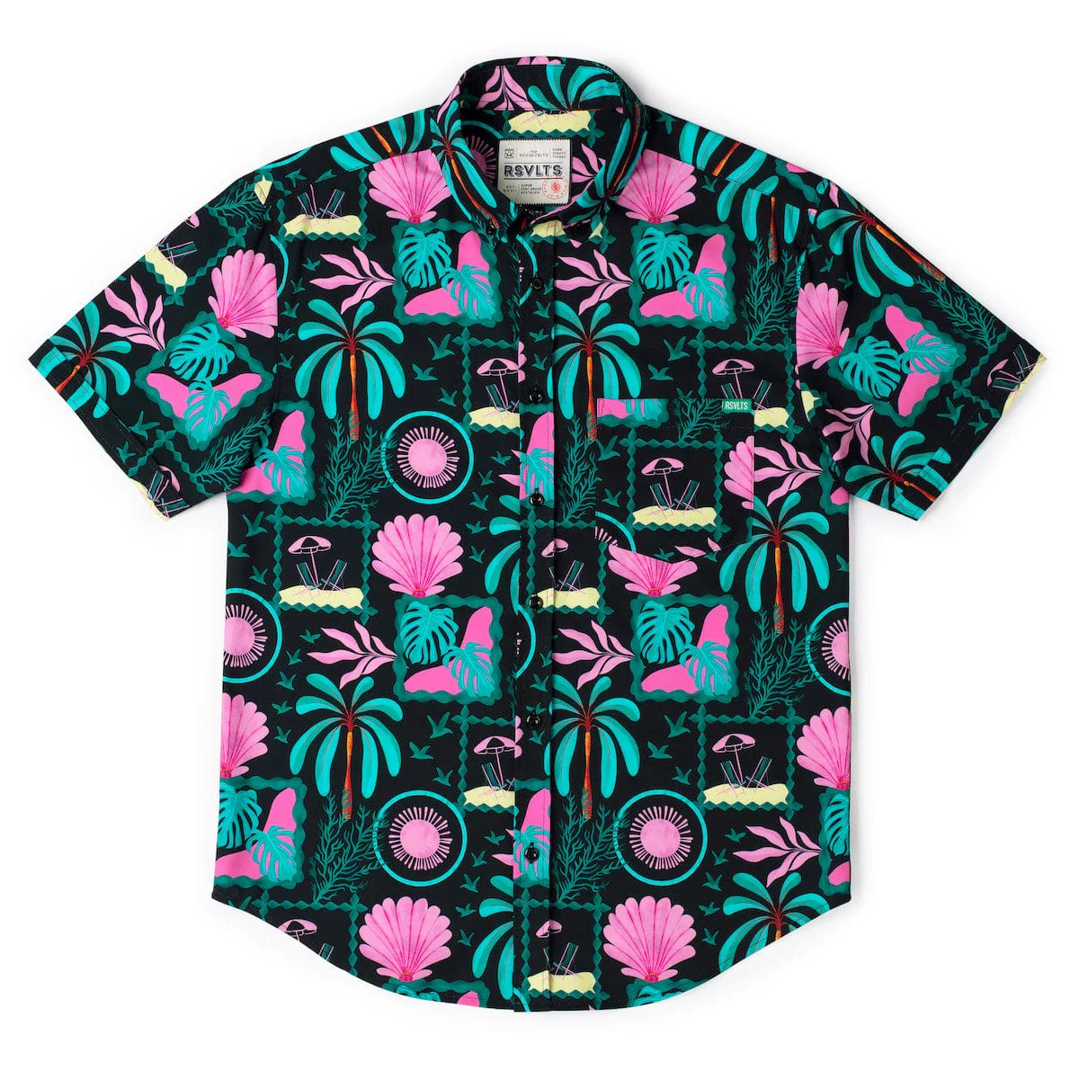 Miami Vibes – KUNUFLEX Short Sleeve Shirt - Image 5