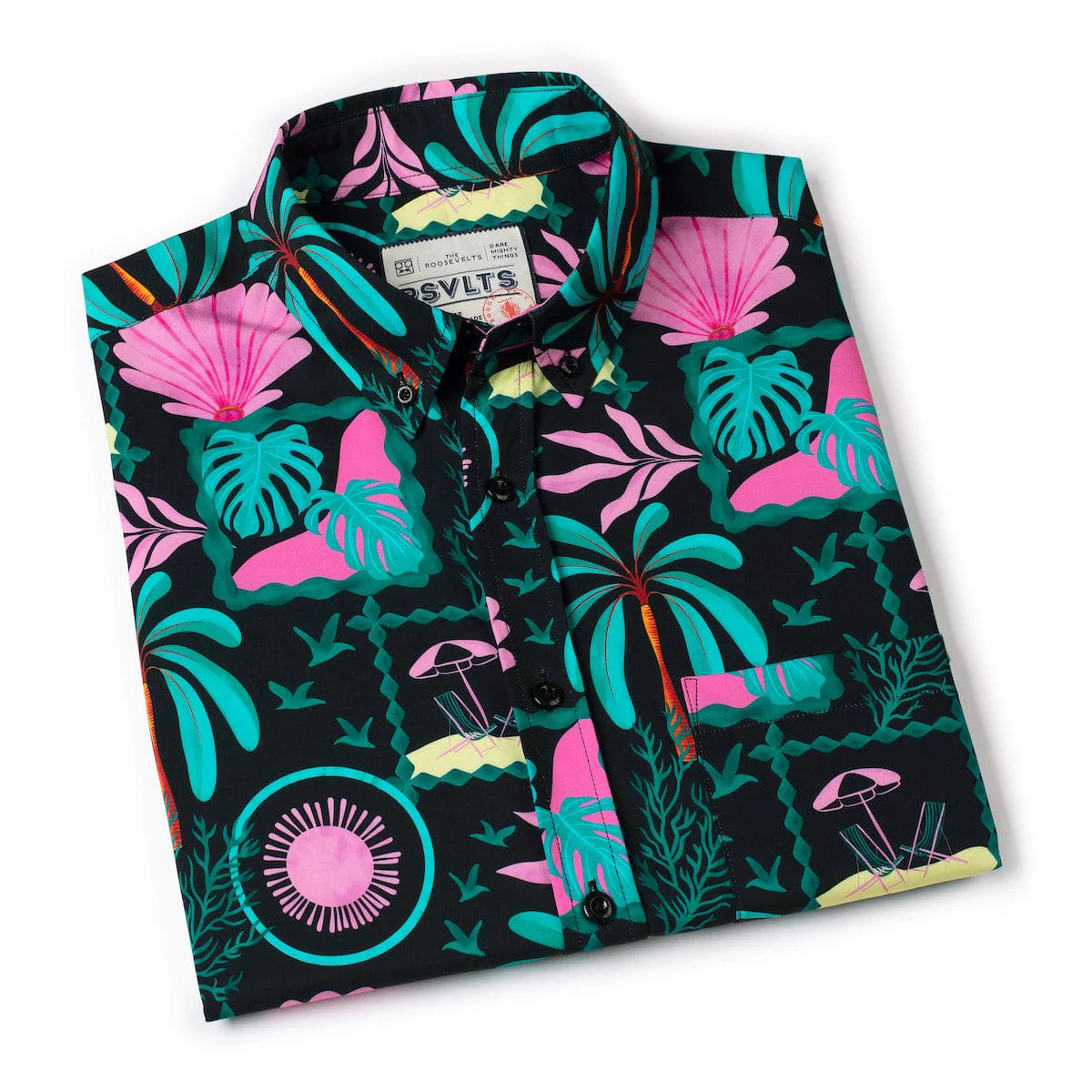 Miami Vibes – KUNUFLEX Short Sleeve Shirt - Image 8