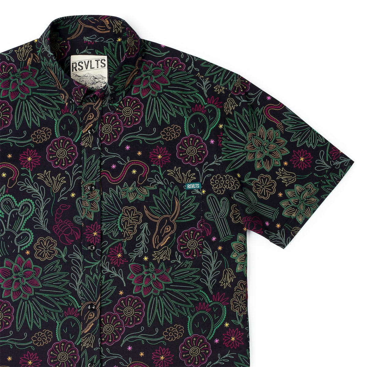Midnight Mesa – KUNUFLEX Short Sleeve Shirt - Image 2