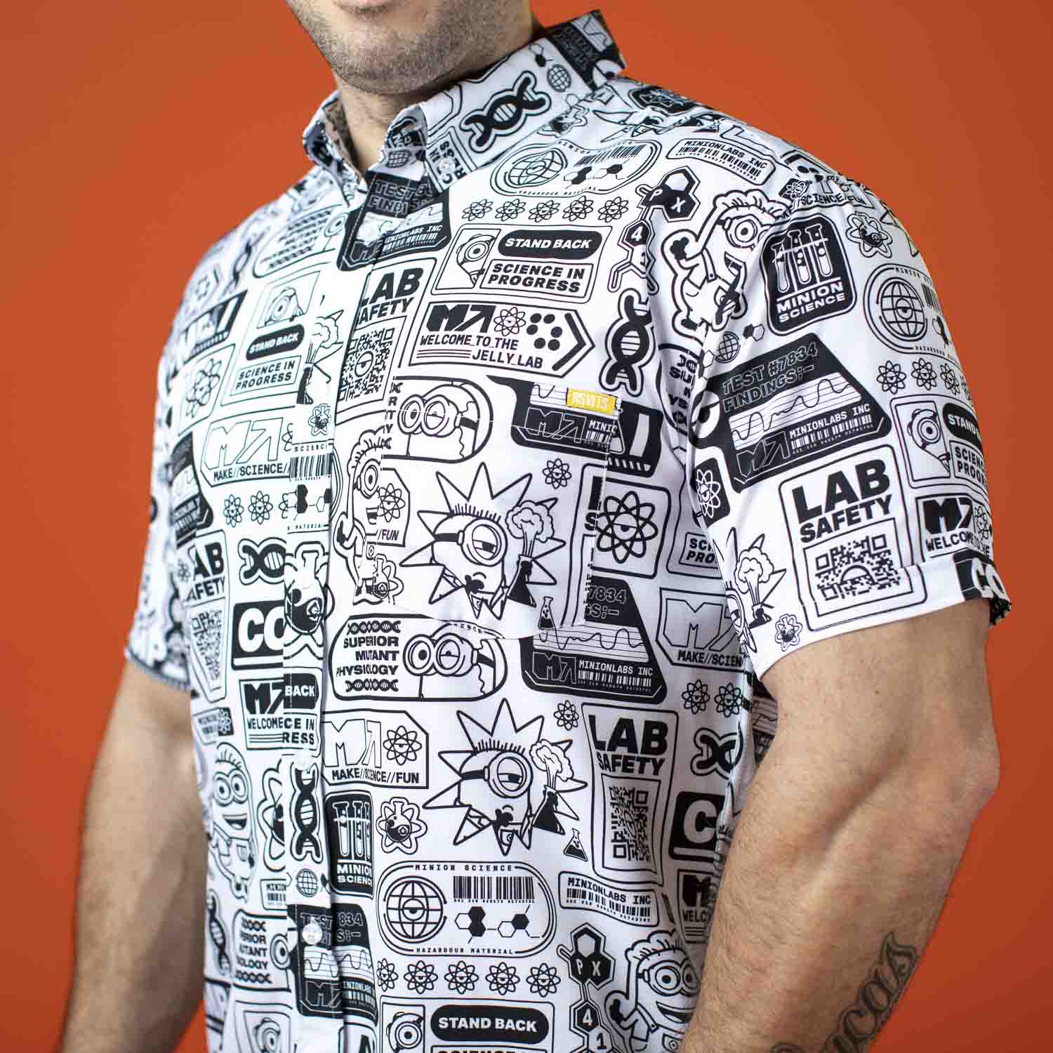 Minions "Zero Days Without Accident" – KUNUFLEX Short Sleeve Shirt