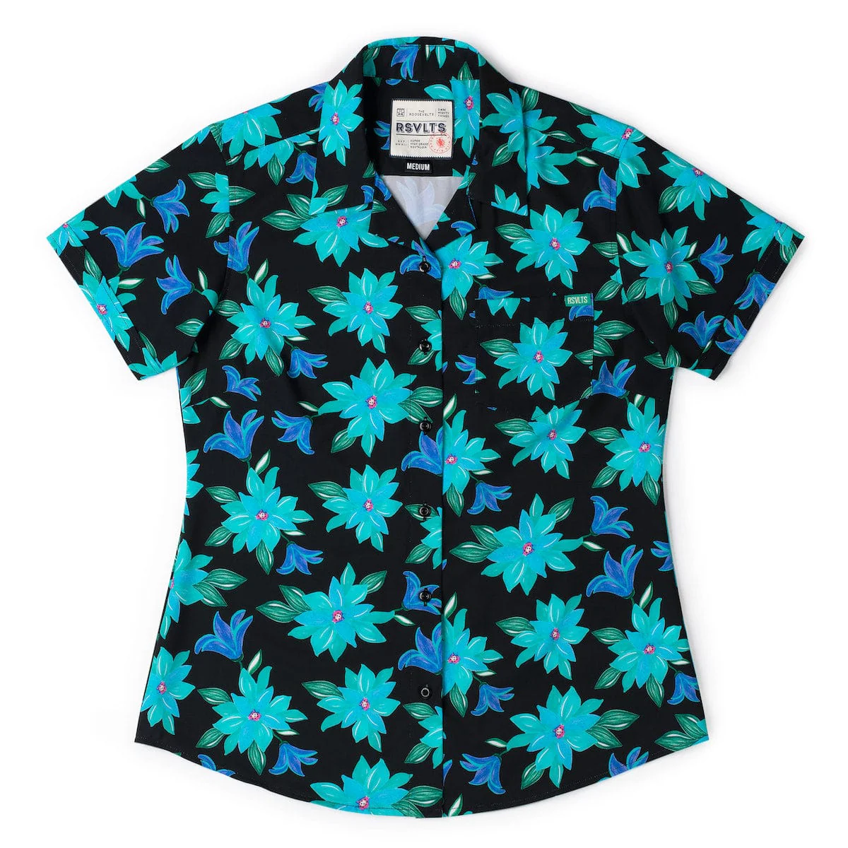 Moon Garden – Women's KUNUFLEX Short Sleeve Shirt - Image 2
