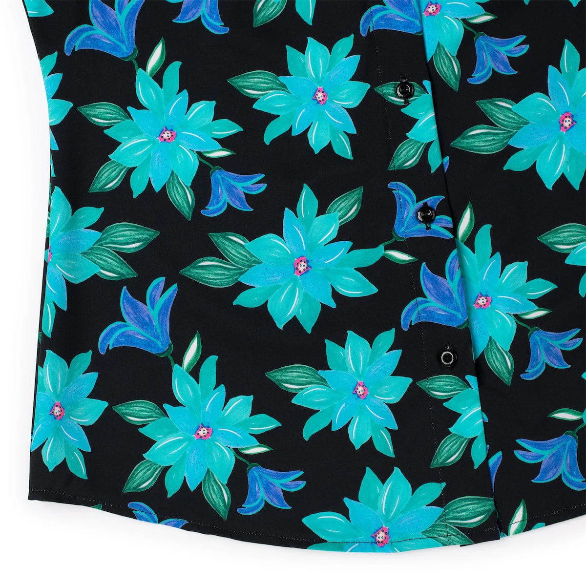 Moon Garden – Women's KUNUFLEX Short Sleeve Shirt - Image 7
