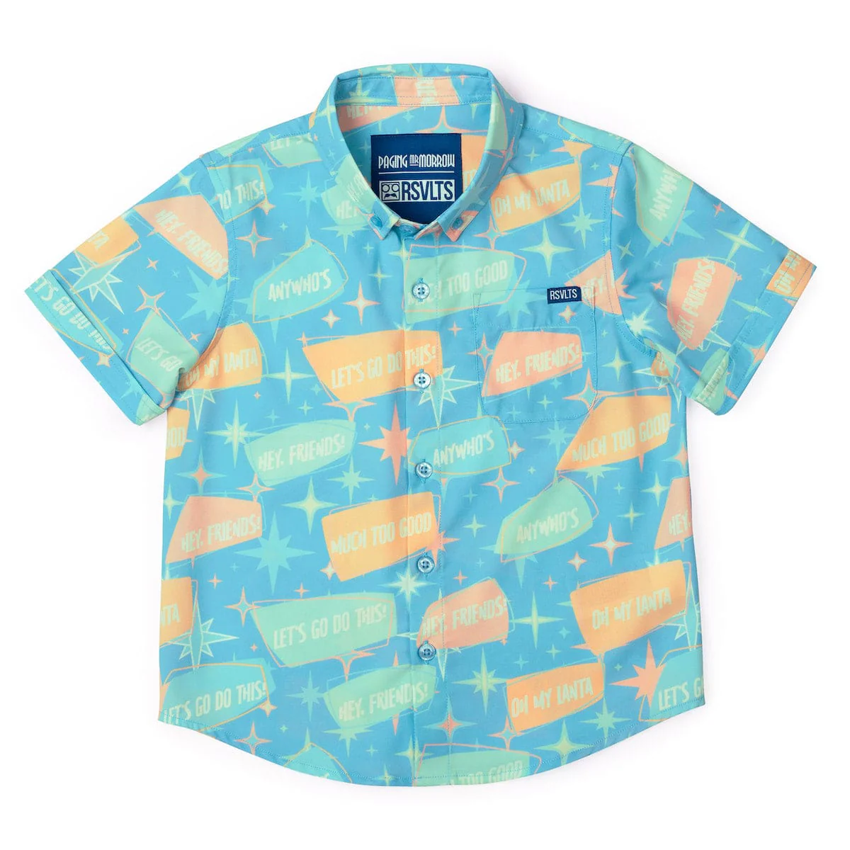 Paging Mr. Morrow "Phrasing Mr. Morrow" Preschooler – KUNUFLEX Short Sleeve Shirt