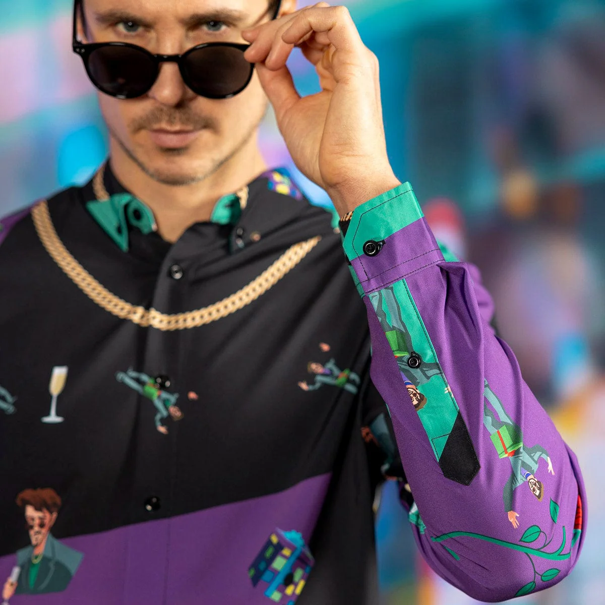 SNL50 "D in a B" – KUNUFLEX Long Sleeve Shirt - Image 6