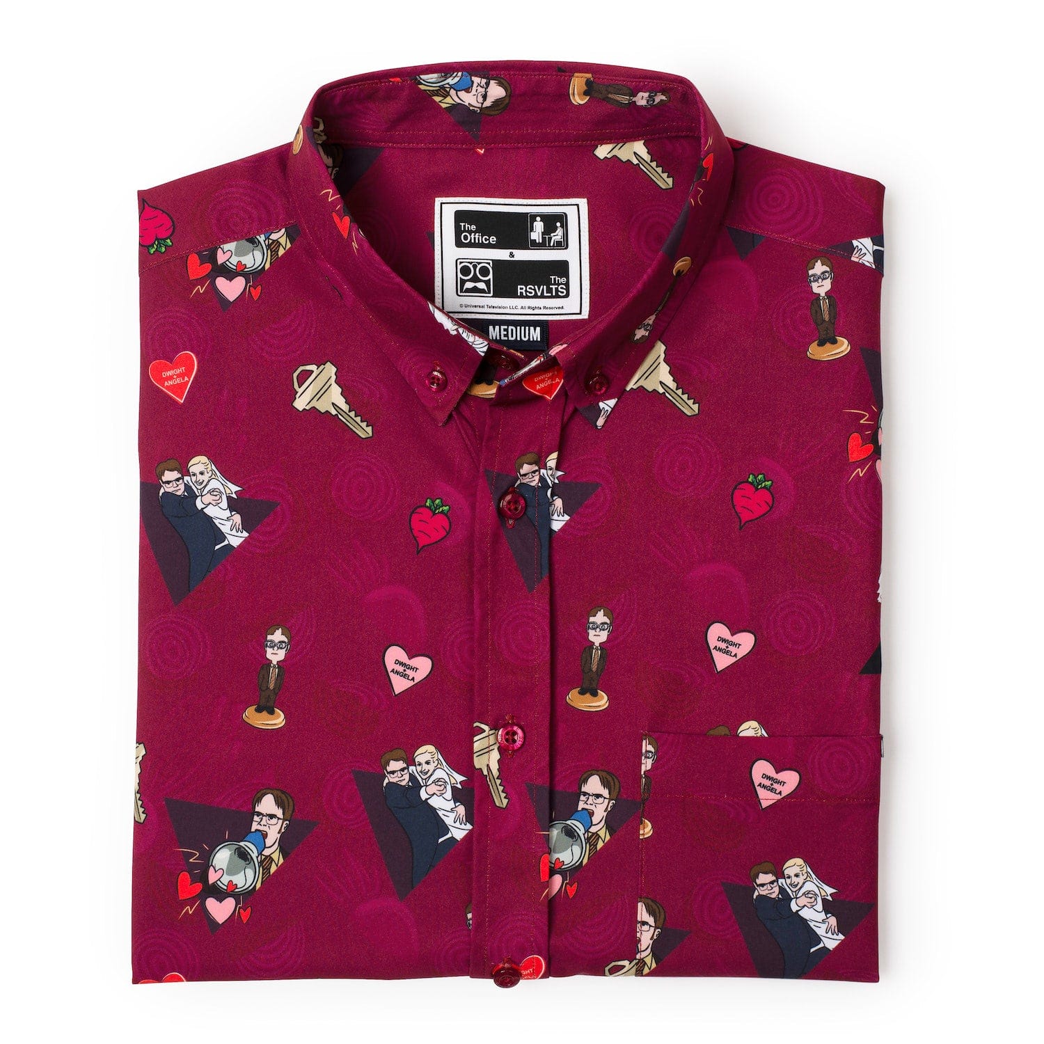 The Office "Heartbeets" – KUNUFLEX Short Sleeve Shirt - Image 6