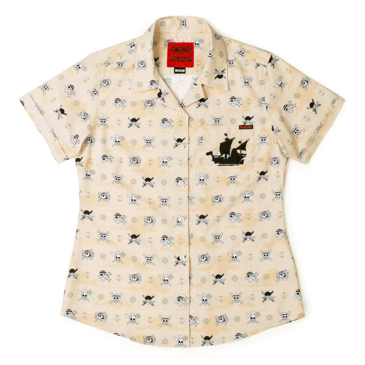 One Piece "From the East Blue" – Women's KUNUFLEX Short Sleeve Shirt - Image 2