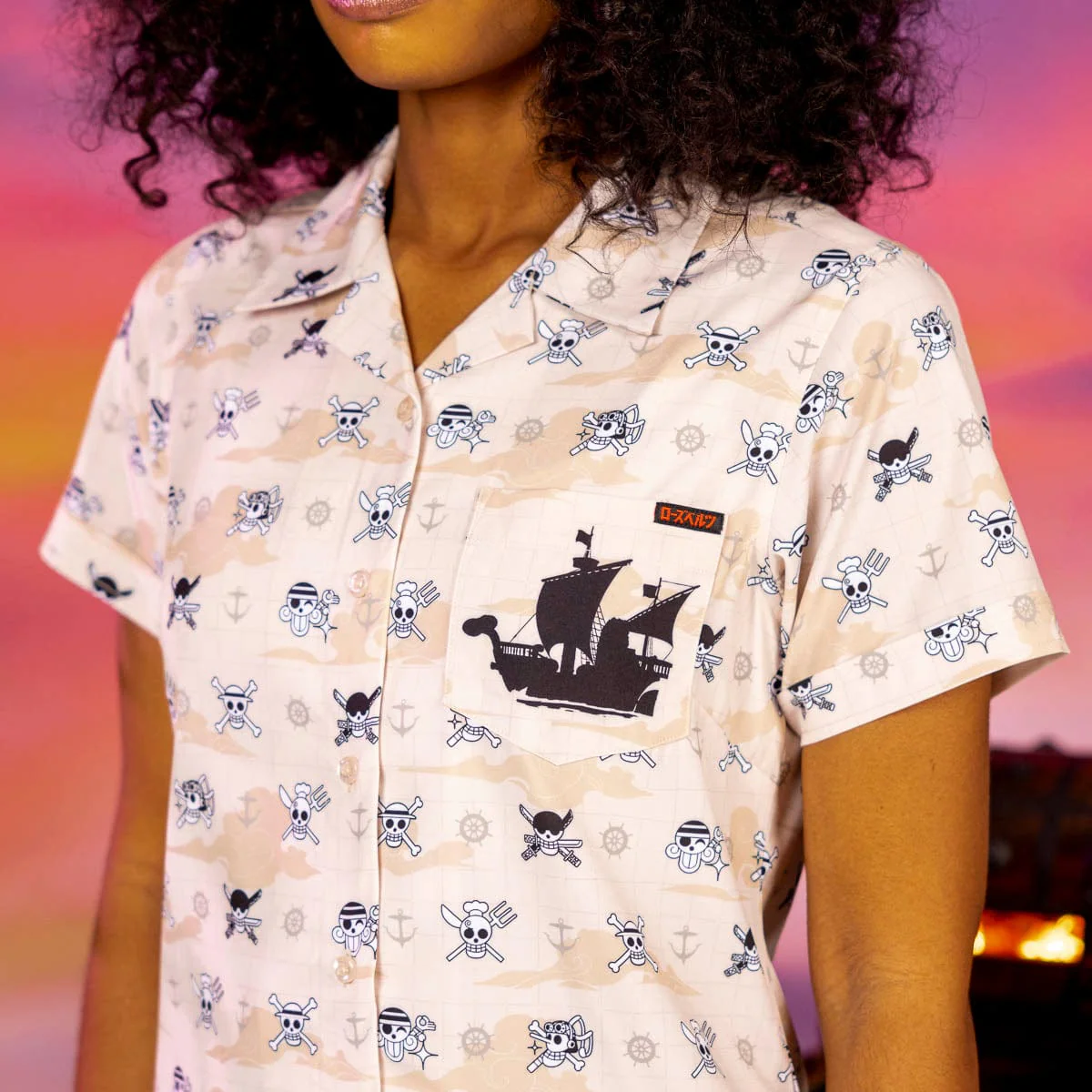 One Piece "From the East Blue" – Women's KUNUFLEX Short Sleeve Shirt - Image 3