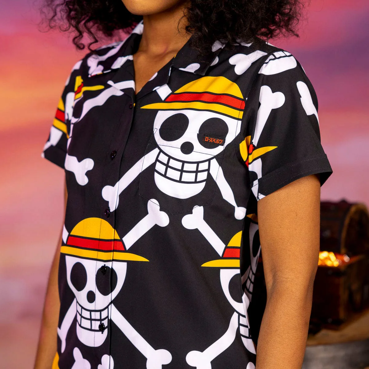 One Piece "Our Mark" – Women KUNUFLEX Short Sleeve Shirt - Image 3