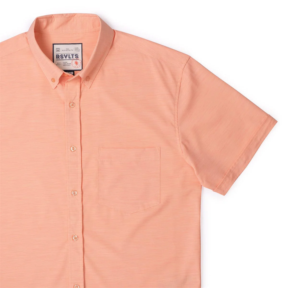 Peach Chaos – KUNUFLEX Short Sleeve Shirt - Image 3