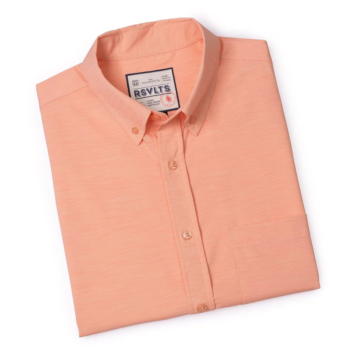 Peach Chaos – KUNUFLEX Short Sleeve Shirt - Image 8