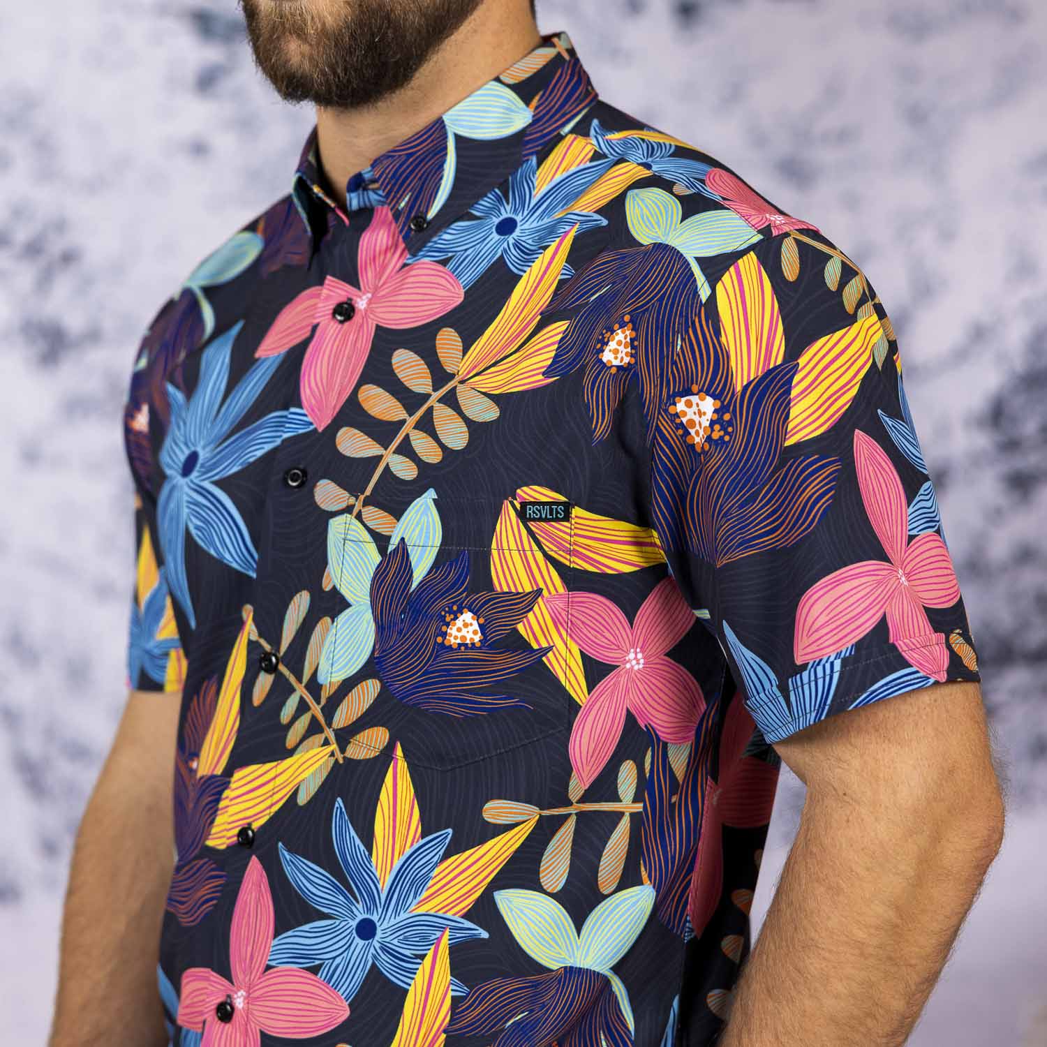 Petal Strokes – KUNUFLEX Short Sleeve Shirt