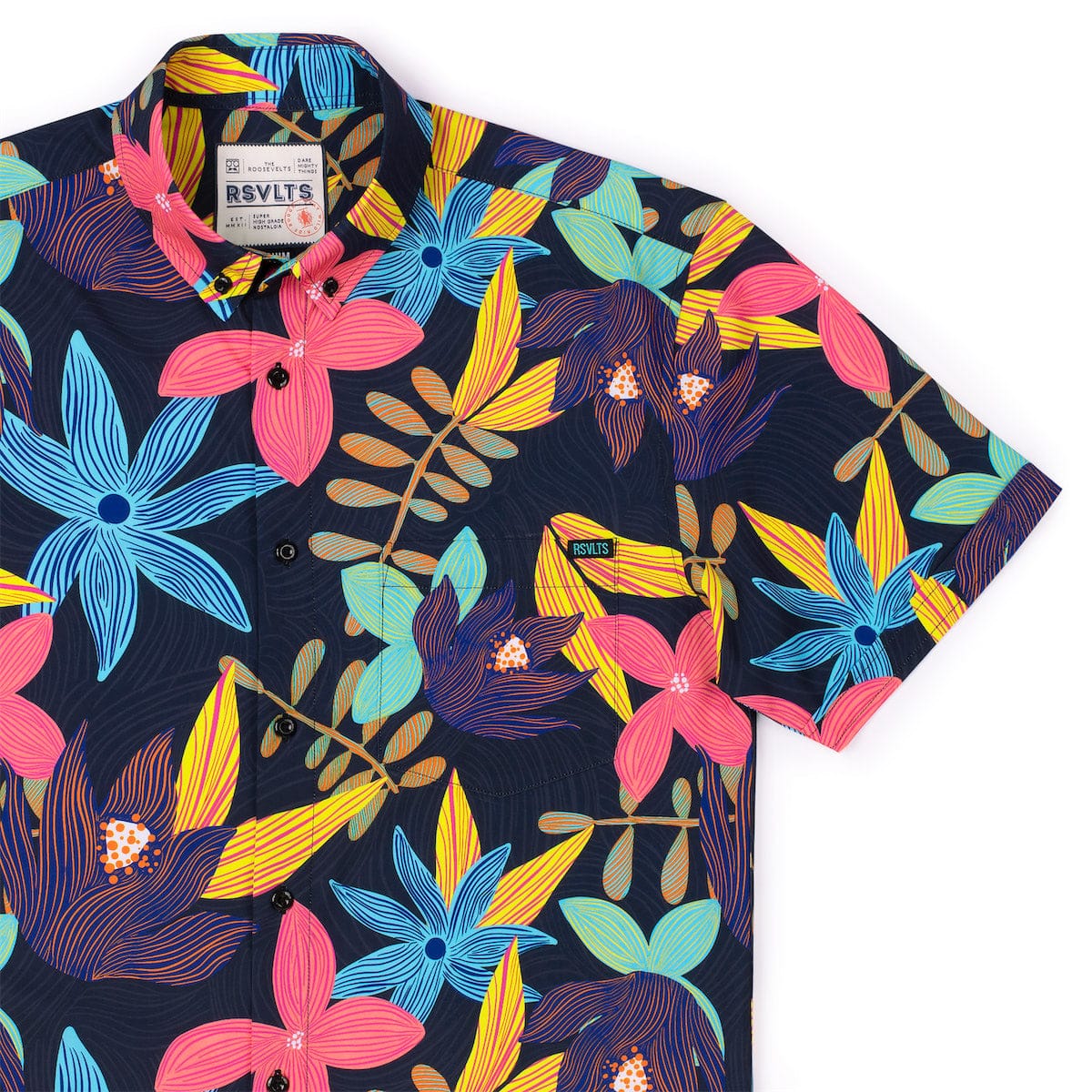 Petal Strokes – KUNUFLEX Short Sleeve Shirt - Image 2