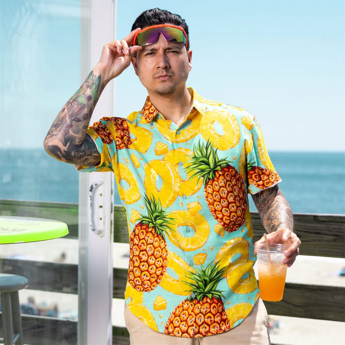 Pineapple Express – Bamboo Short Sleeve Shirt - Image 2