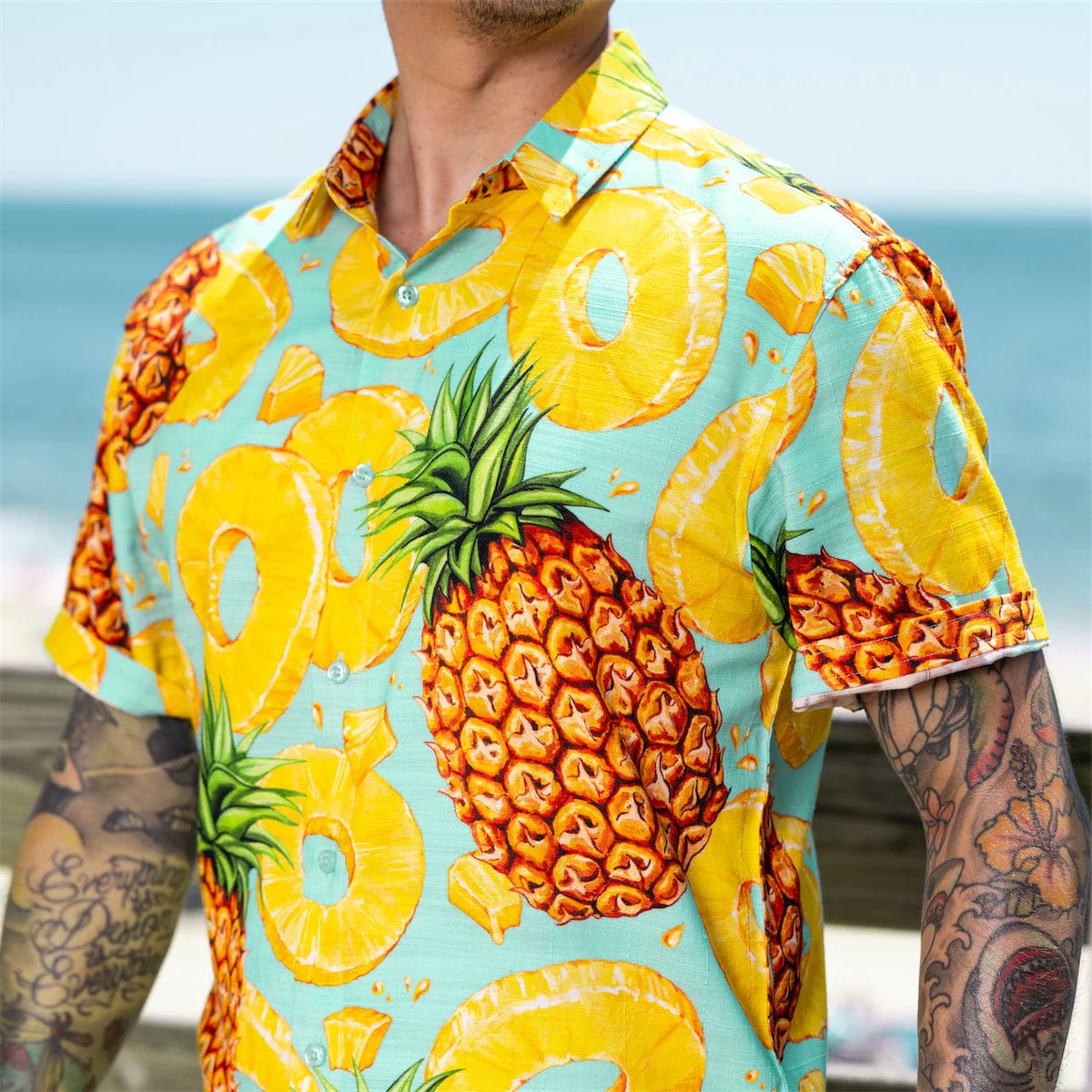 Pineapple Express – Bamboo Short Sleeve Shirt - Image 4