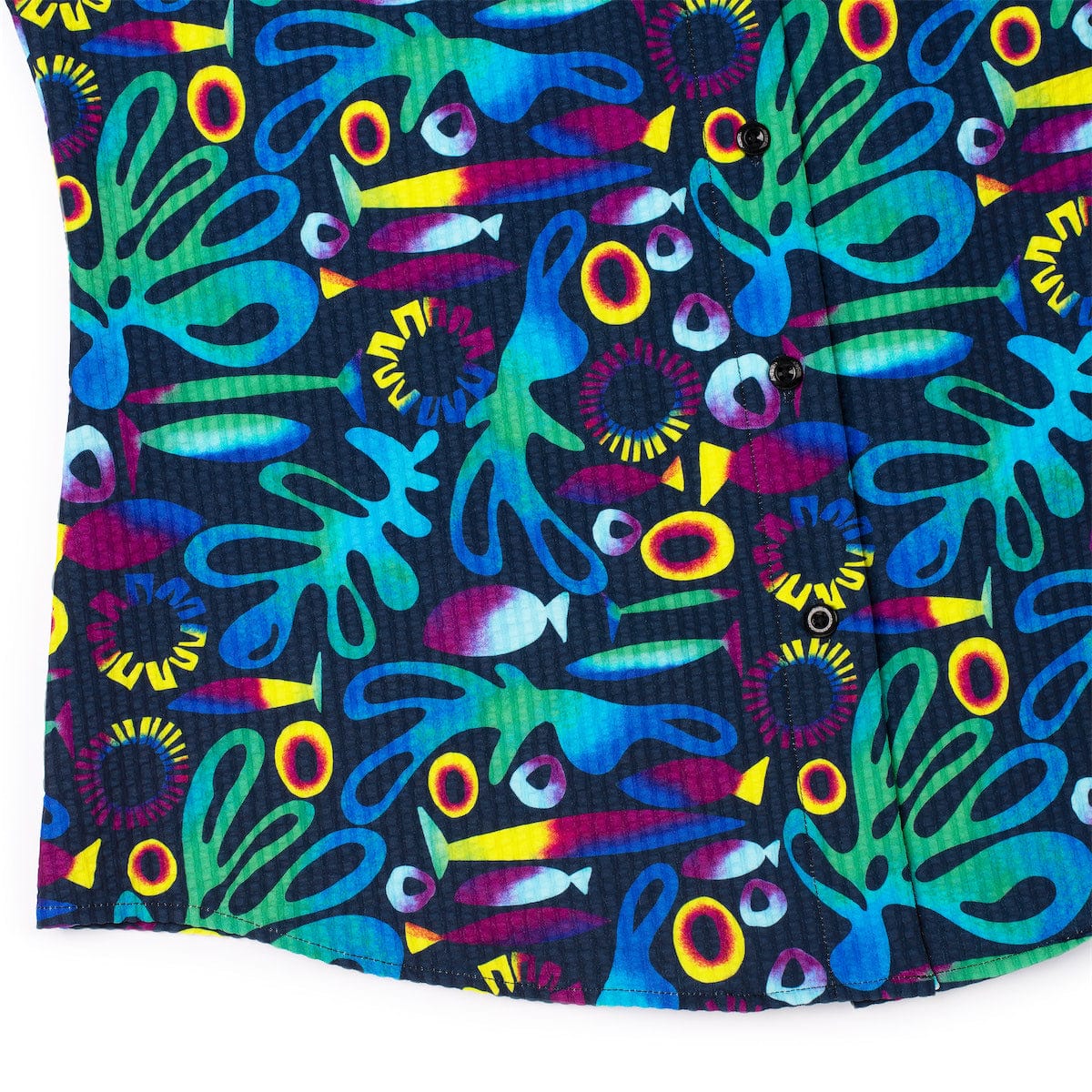 Rad Reef – Women's Stretch Seersucker Short Sleeve Shirt - Image 7