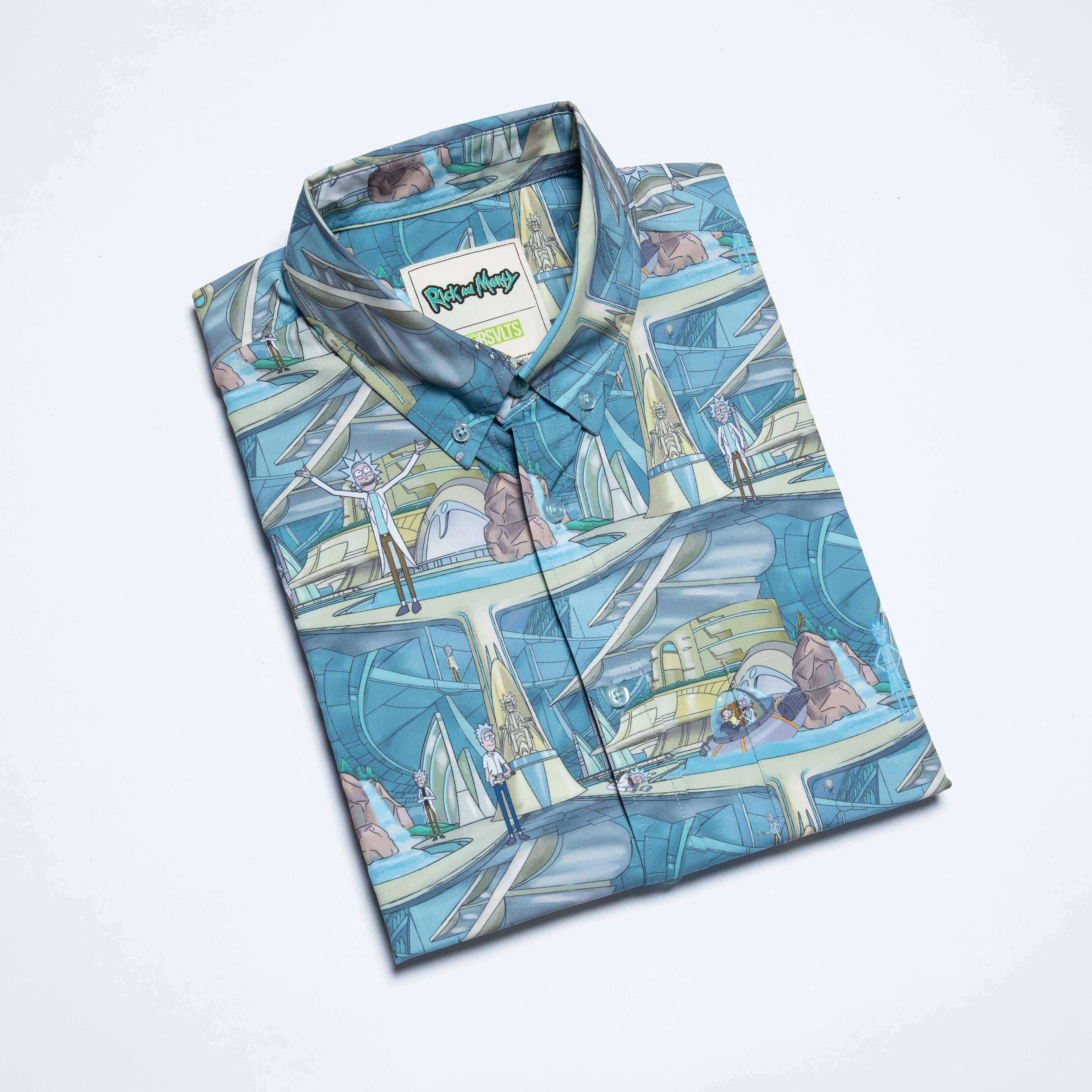 Rick and Morty "Citadel of Ricks" – KUNUFLEX Short Sleeve Shirt - Image 12