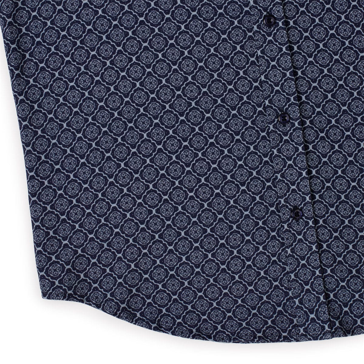 'Roccan Tiles – Bamboo Short Sleeve Shirt - Image 8