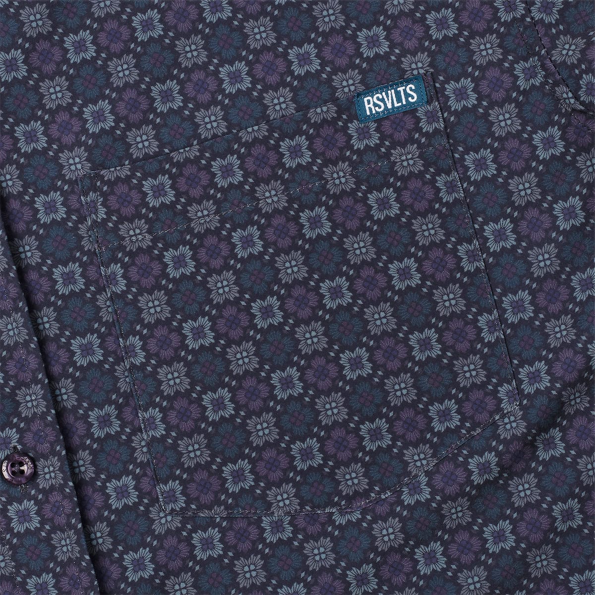 Midnight Mosaic – KUNUFLEX Short Sleeve Shirt - Image 4