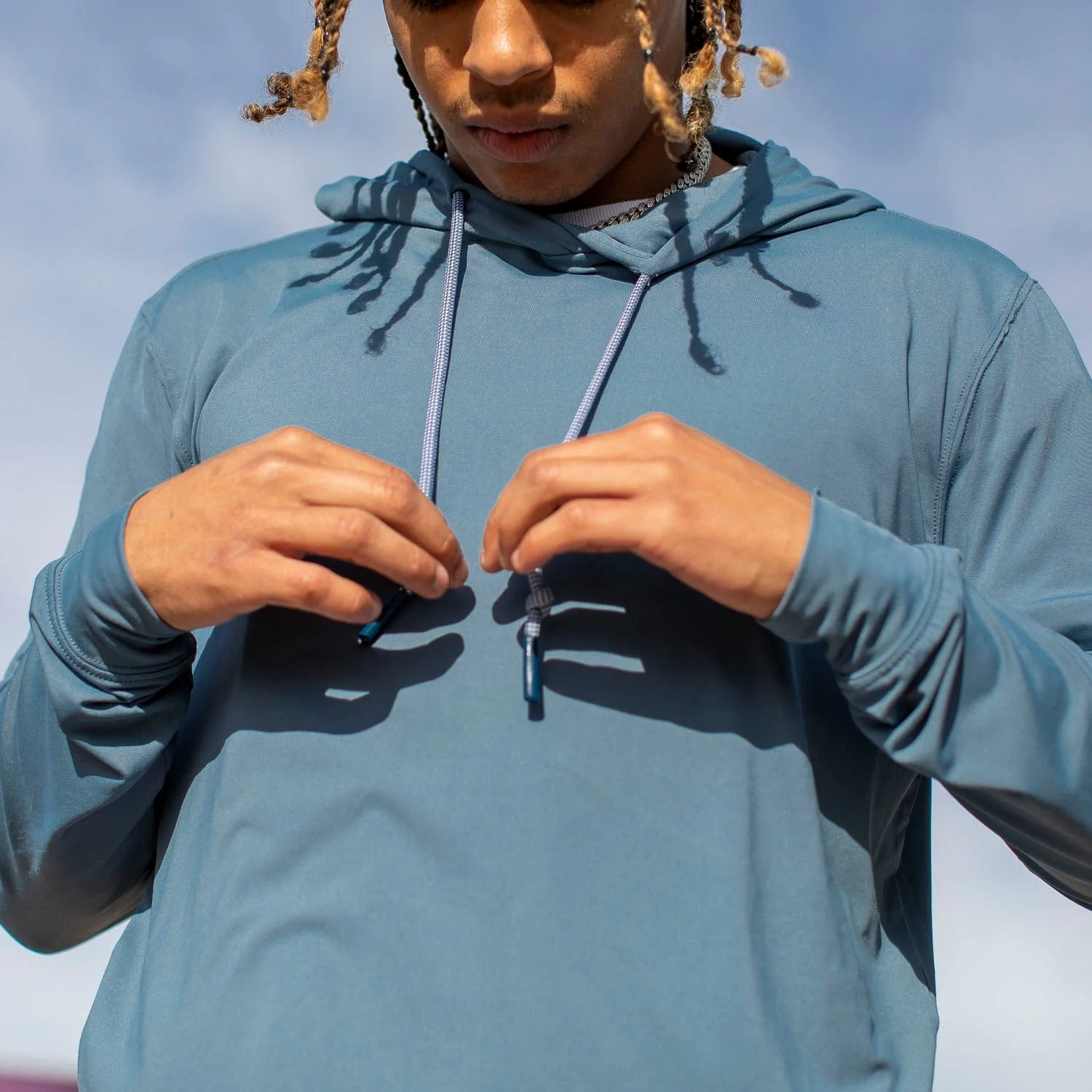 Mystic Mountain Blueberry – Performance Hoodie - Image 6
