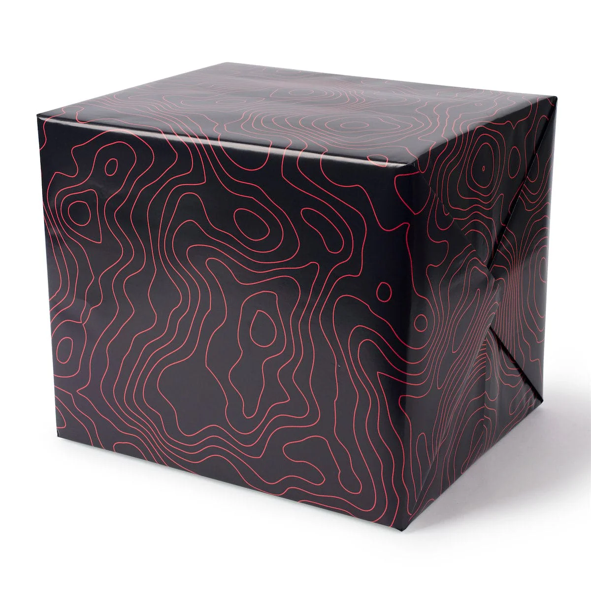 Topo (Red/Navy) – Wrapping Paper