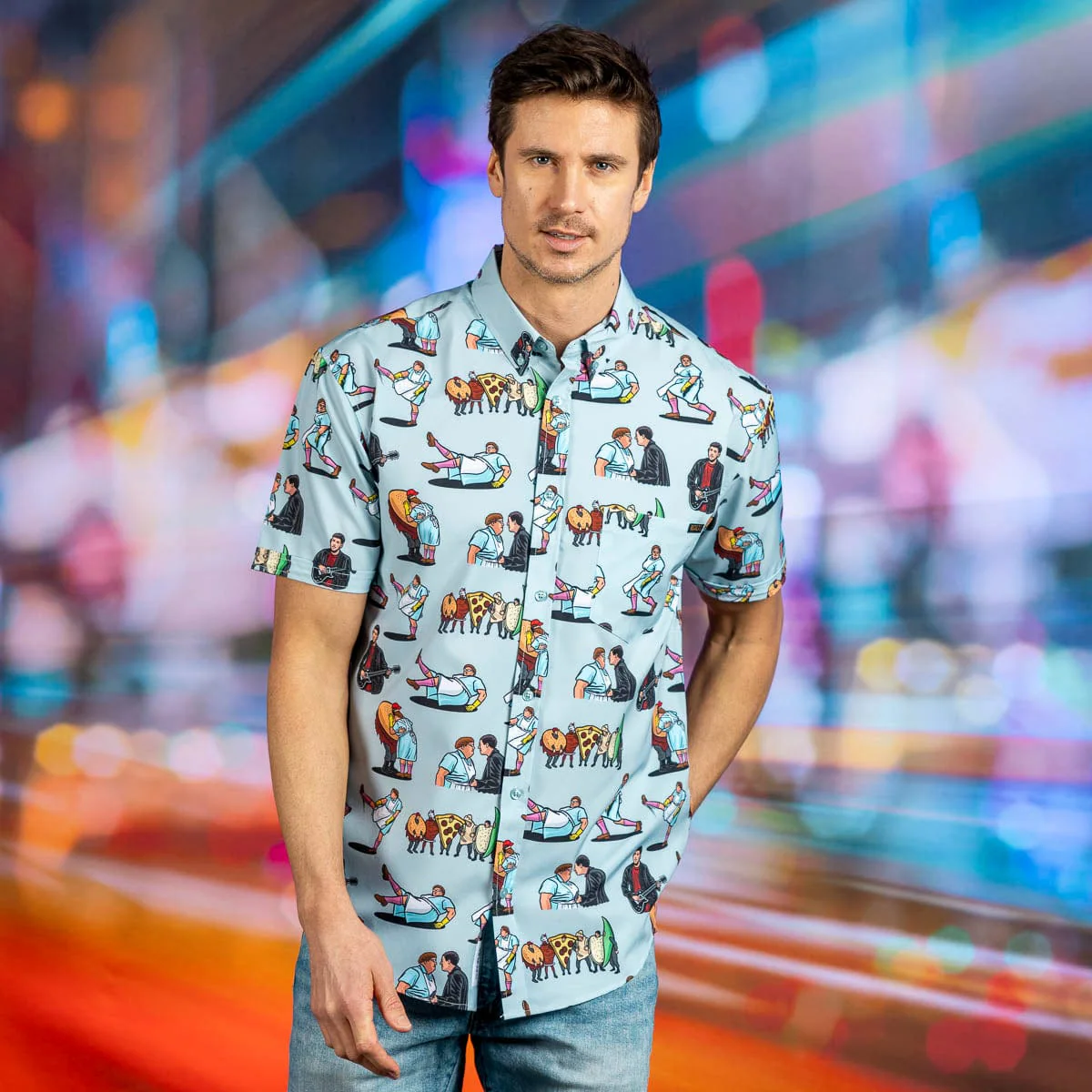 SNL50 "Lunch Lady Land" – KUNUFLEX Short Sleeve Shirt - Image 2