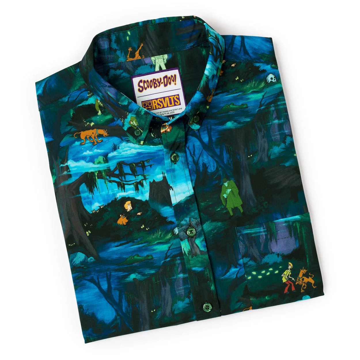 Scooby-Doo "Spooky Swampland" – KUNUFLEX Short Sleeve Shirt - Image 8