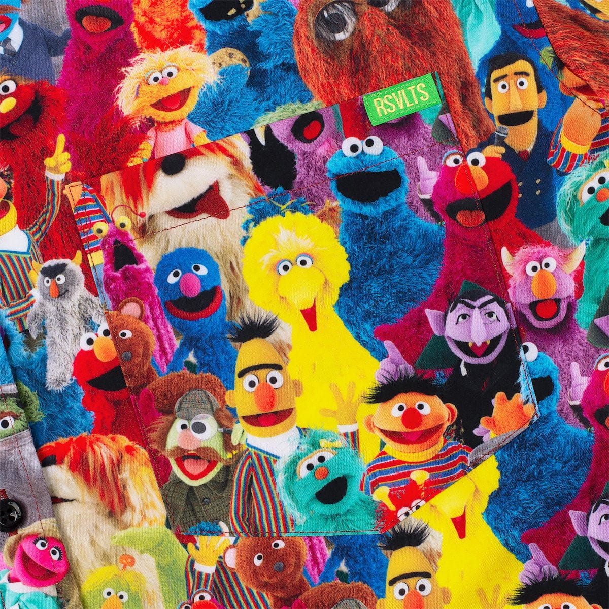 Sesame Street "Block Party" – KUNUFLEX Short Sleeve Shirt - Image 3
