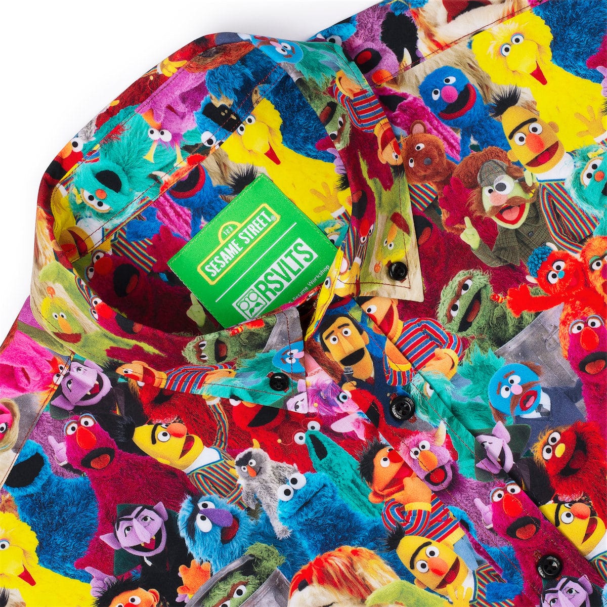 Sesame Street "Block Party" – KUNUFLEX Short Sleeve Shirt - Image 6