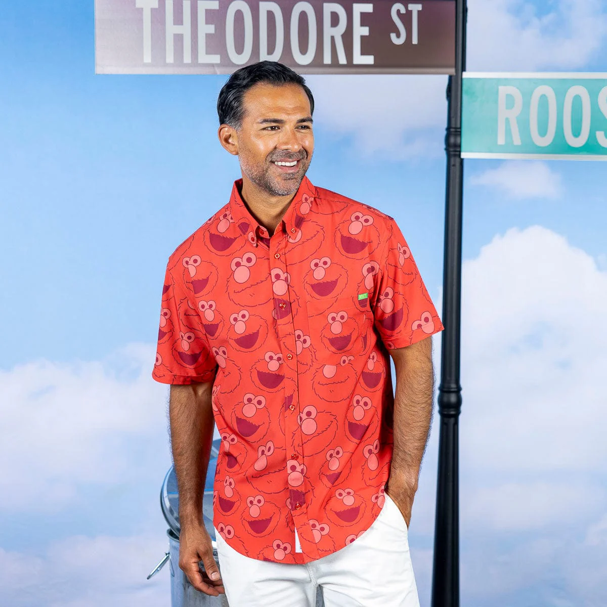 Sesame Street "Elmo Everywhere" – KUNUFLEX Short Sleeve Shirt - Image 2