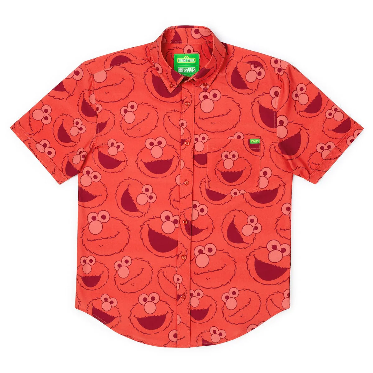 Sesame Street "Elmo Everywhere" – KUNUFLEX Short Sleeve Shirt - Image 5