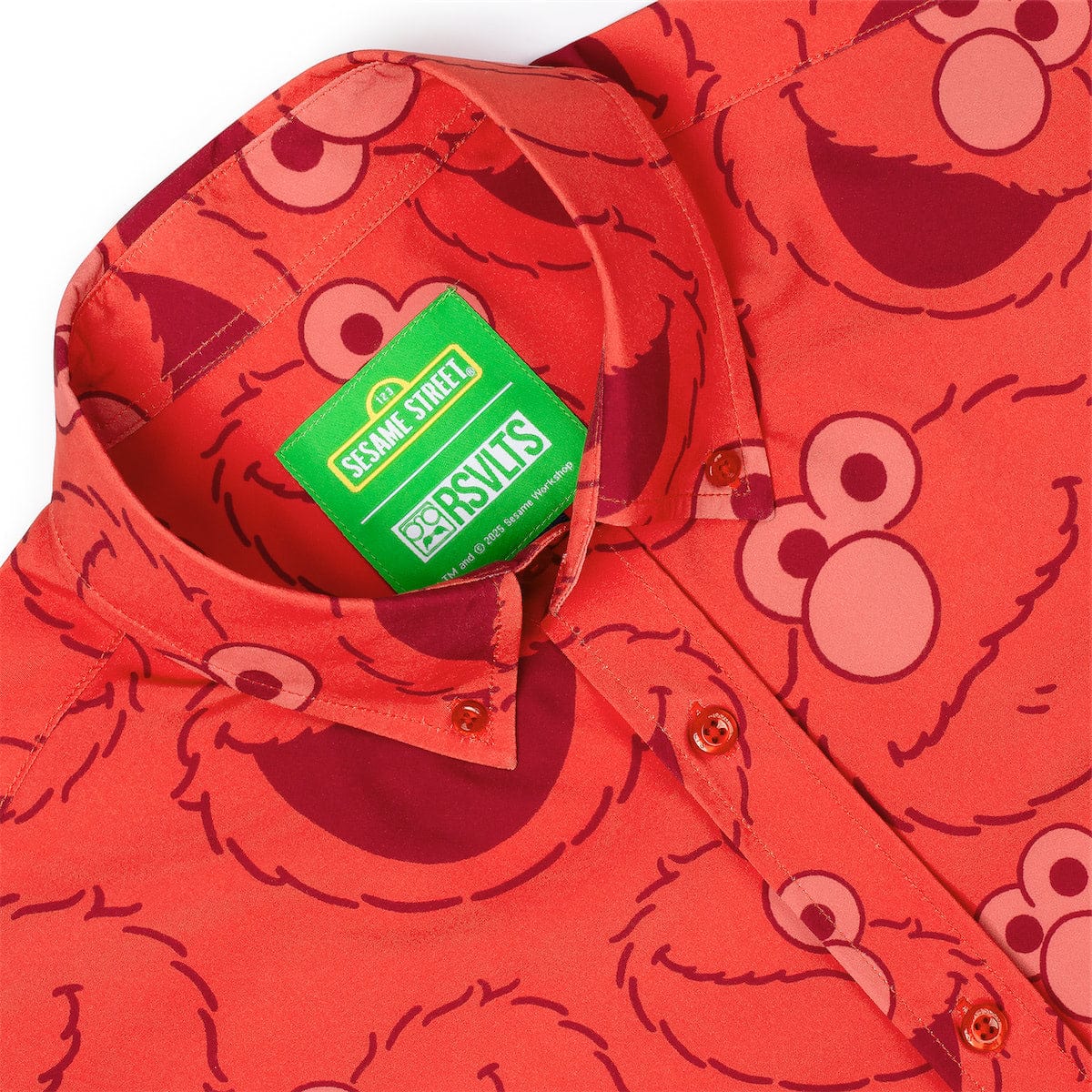 Sesame Street "Elmo Everywhere" – KUNUFLEX Short Sleeve Shirt - Image 6