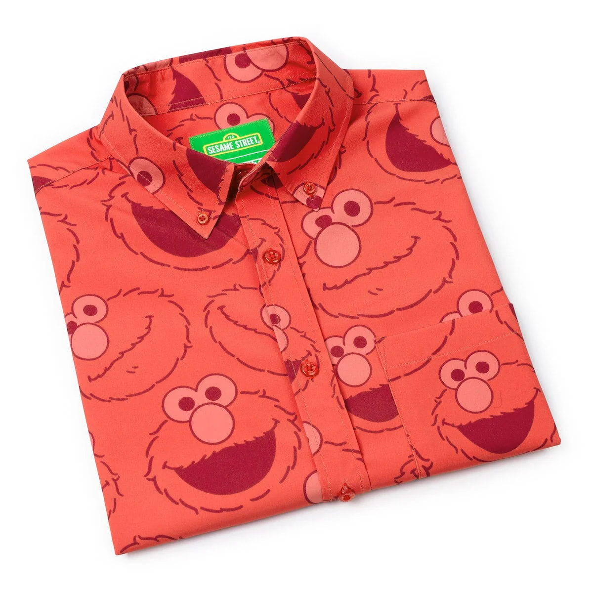 Sesame Street "Elmo Everywhere" – KUNUFLEX Short Sleeve Shirt - Image 8