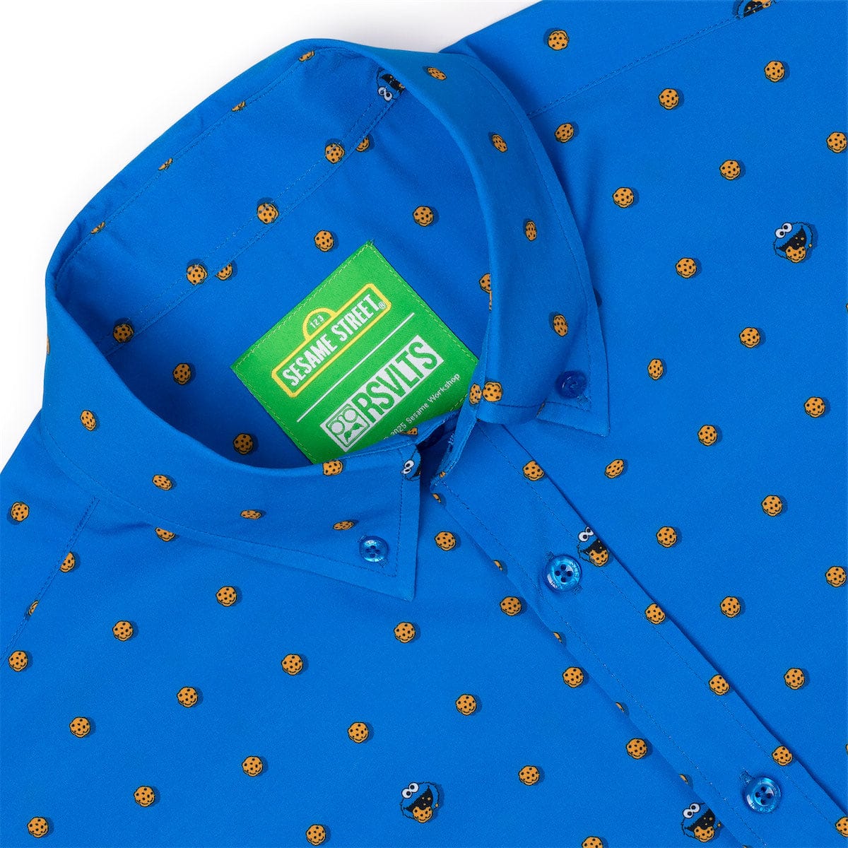 Sesame Street "Me Want Cookie!" – KUNUFLEX Short Sleeve Shirt - Image 6