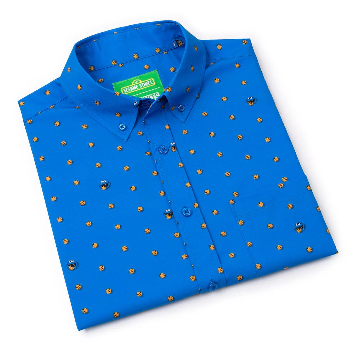 Sesame Street "Me Want Cookie!" – KUNUFLEX Short Sleeve Shirt - Image 8