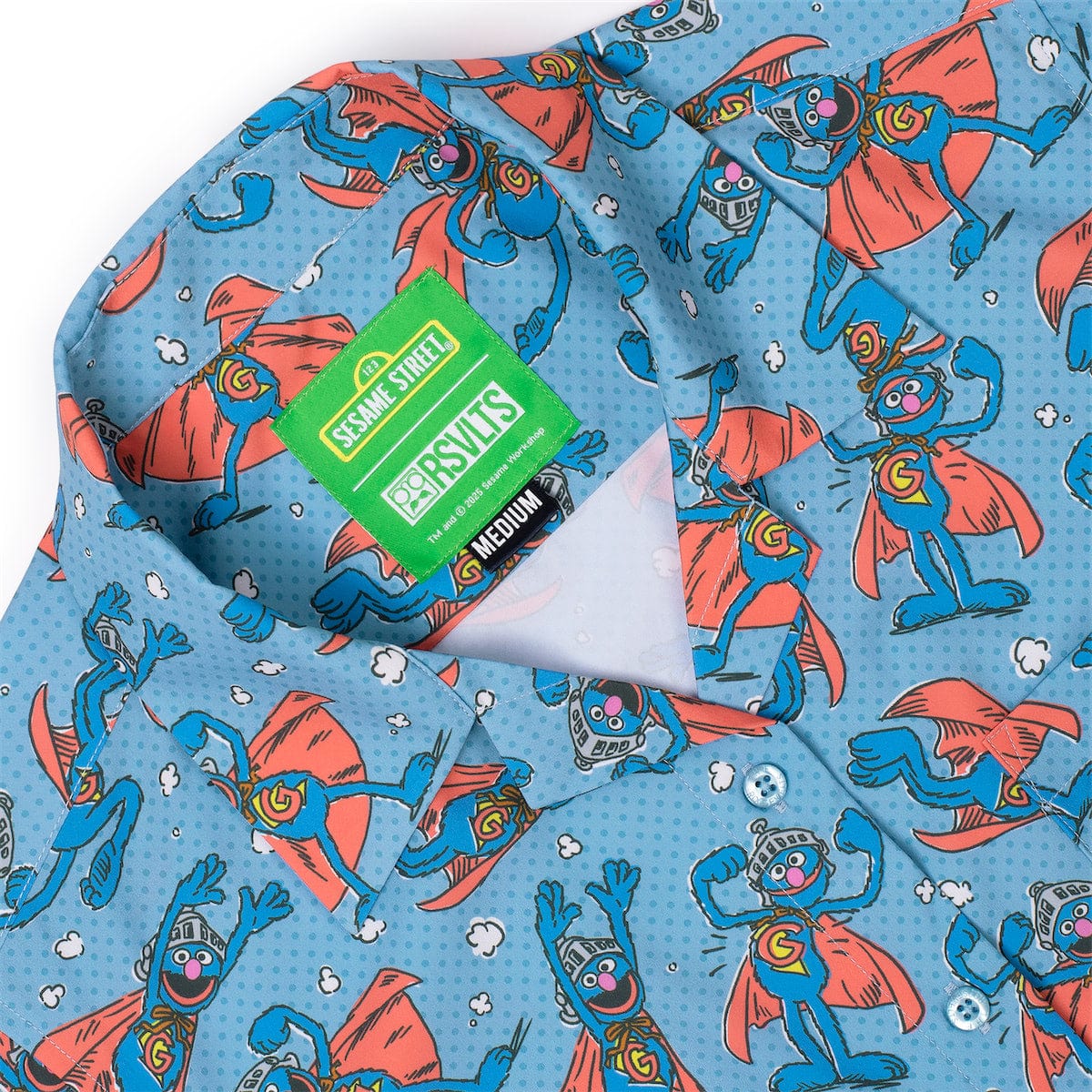 Sesame Street "Super Grover" – Women's KUNUFLEX Short Sleeve Shirt - Image 6