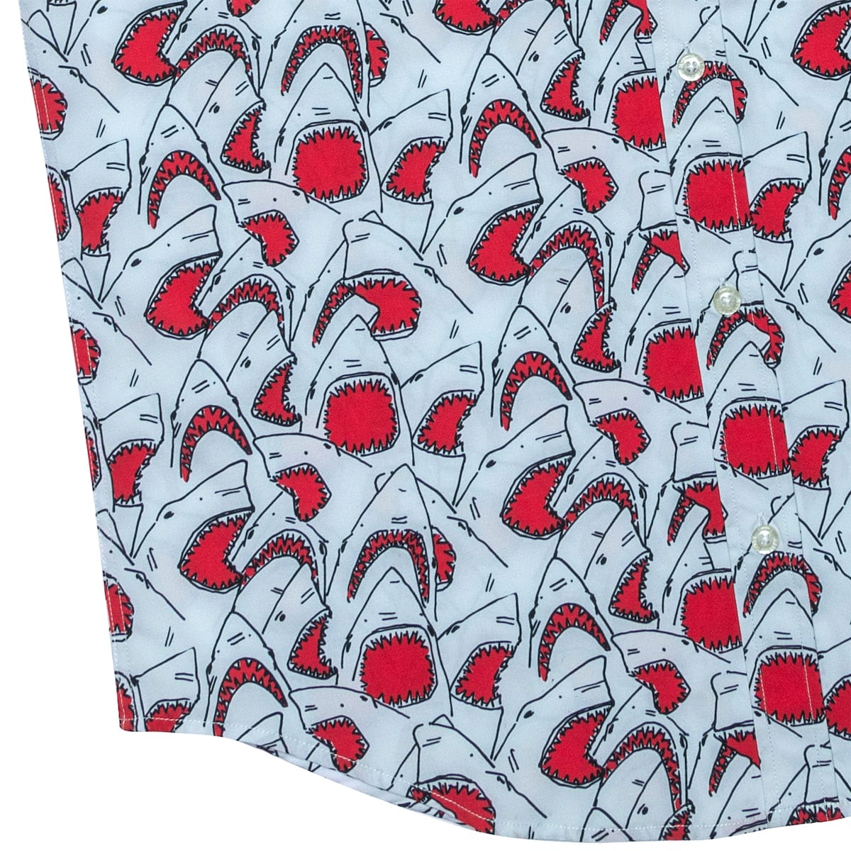 Sharky Shark – KUNUFLEX Short Sleeve Shirt - Image 4