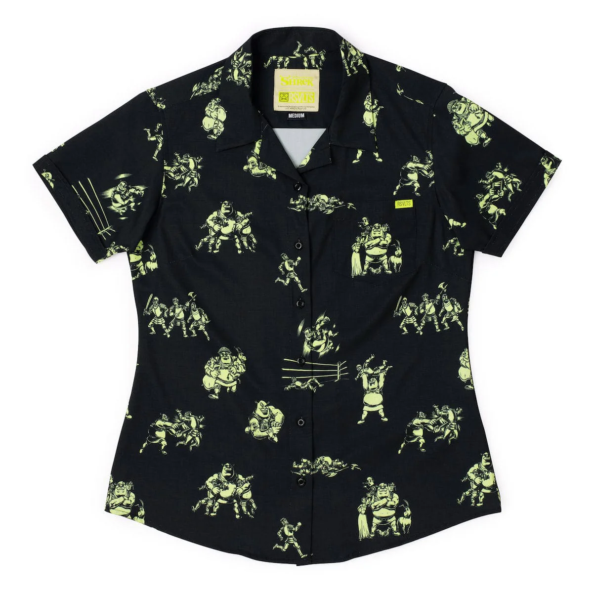 Shrek "Ogre Fight" – Women's KUNUFLEX Short Sleeve Shirt