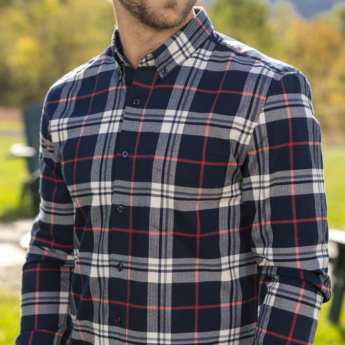 Sir Plaidrick Stewart – BorlandFlex™ Long Sleeve Flannel (2024 Fit)