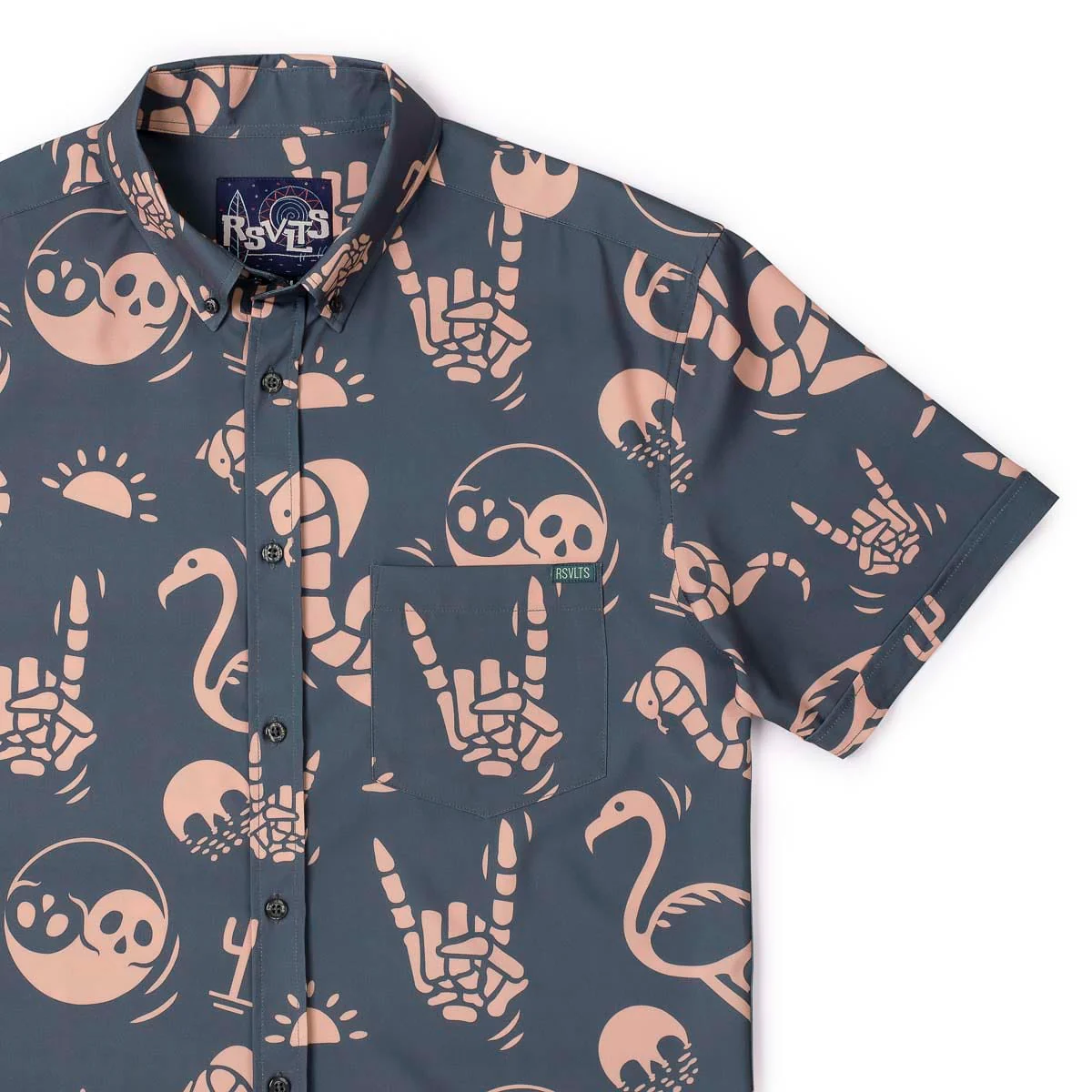 Snakes, Skulls, and Sunsets – KUNUFLEX Short Sleeve Shirt - Image 4